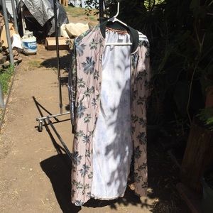 Adidas long track jacket zip up palm tree